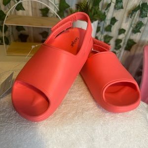 Girls size 12 Cat and Jack velcro sandals.